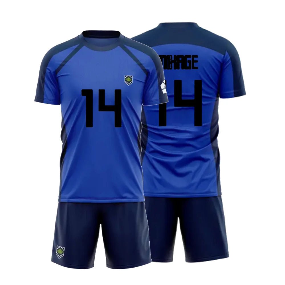 2024 New Anime Blue Lock Short Sleeve Set Futsal Football Pattern VL Replika T Shirt Sets Soccer Club Cosplay Unisex Jersey - WILKYs