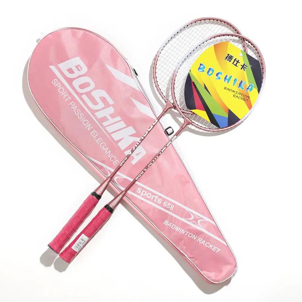 Badminton Racket For Beginners Children Set Iron Alloy A - WILKYs