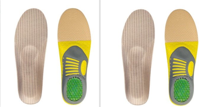 Bow Sports Men's Shock Absorber Sweat - absorbing Insole Women's Breathable Basketball Running Arch Correction Insole - WILKYs