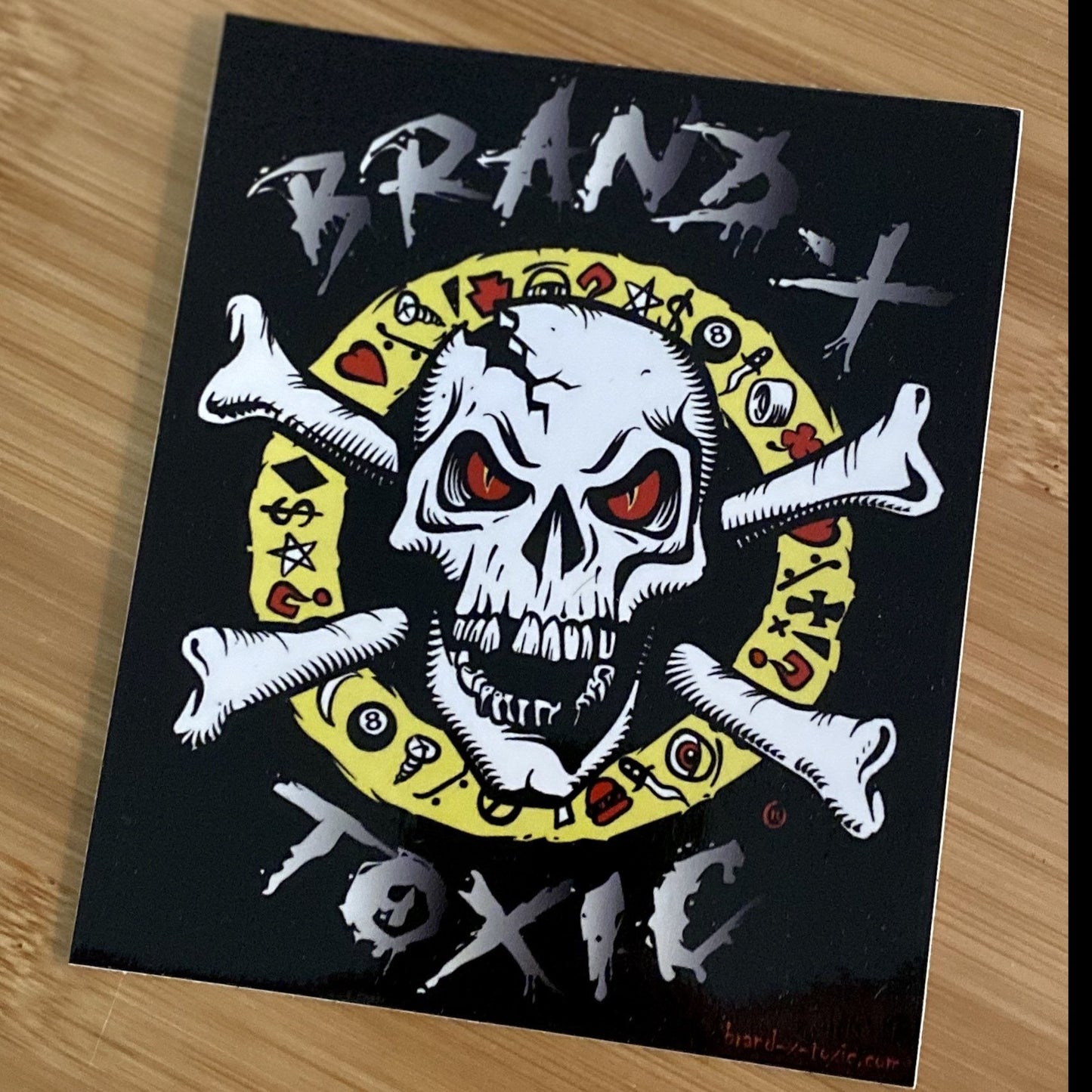 Brand - X - Toxic Sticker 5” - WILKYs