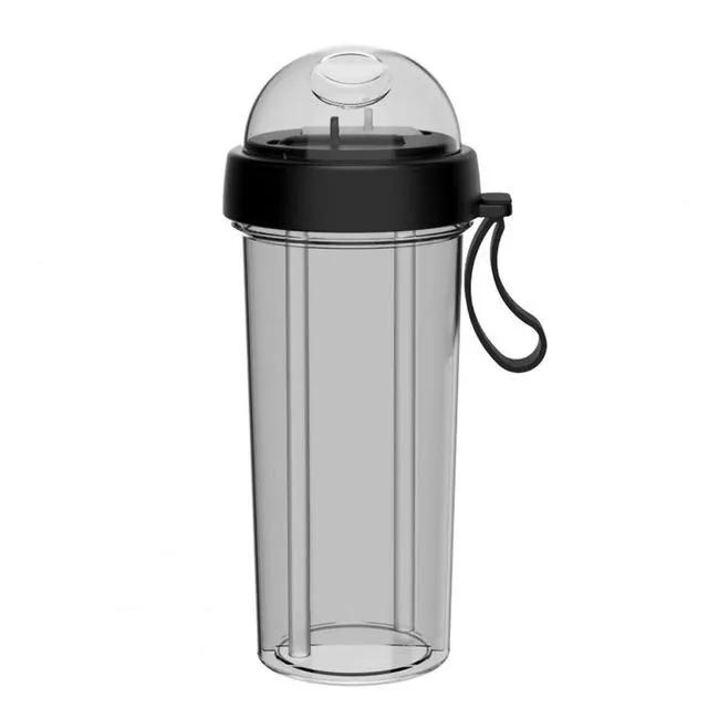 Drinking Cup Double Straw Water Bottle - WILKYs