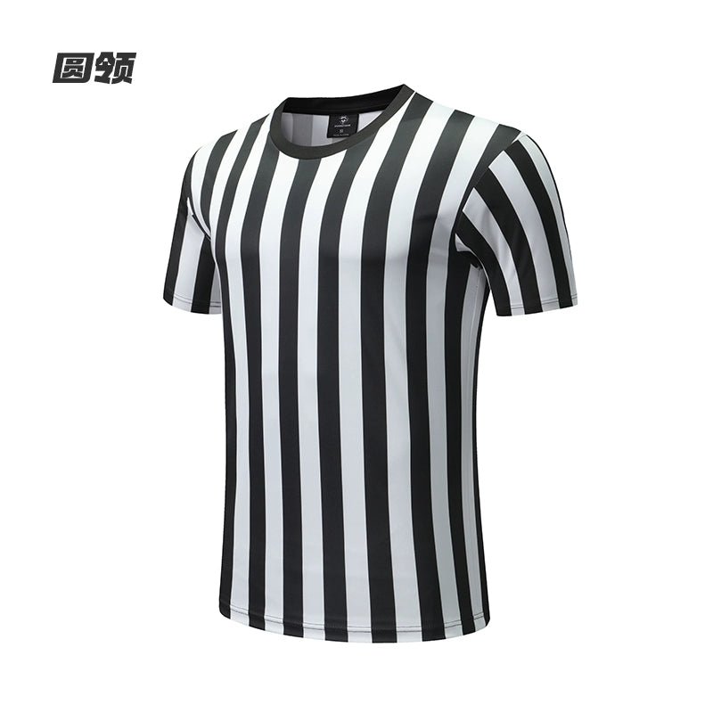 Football Light Board Referee Clothing Tops Basketball Referee Equipment Black and White Stripes Referee Clothing Men's Printing Number - WILKYs