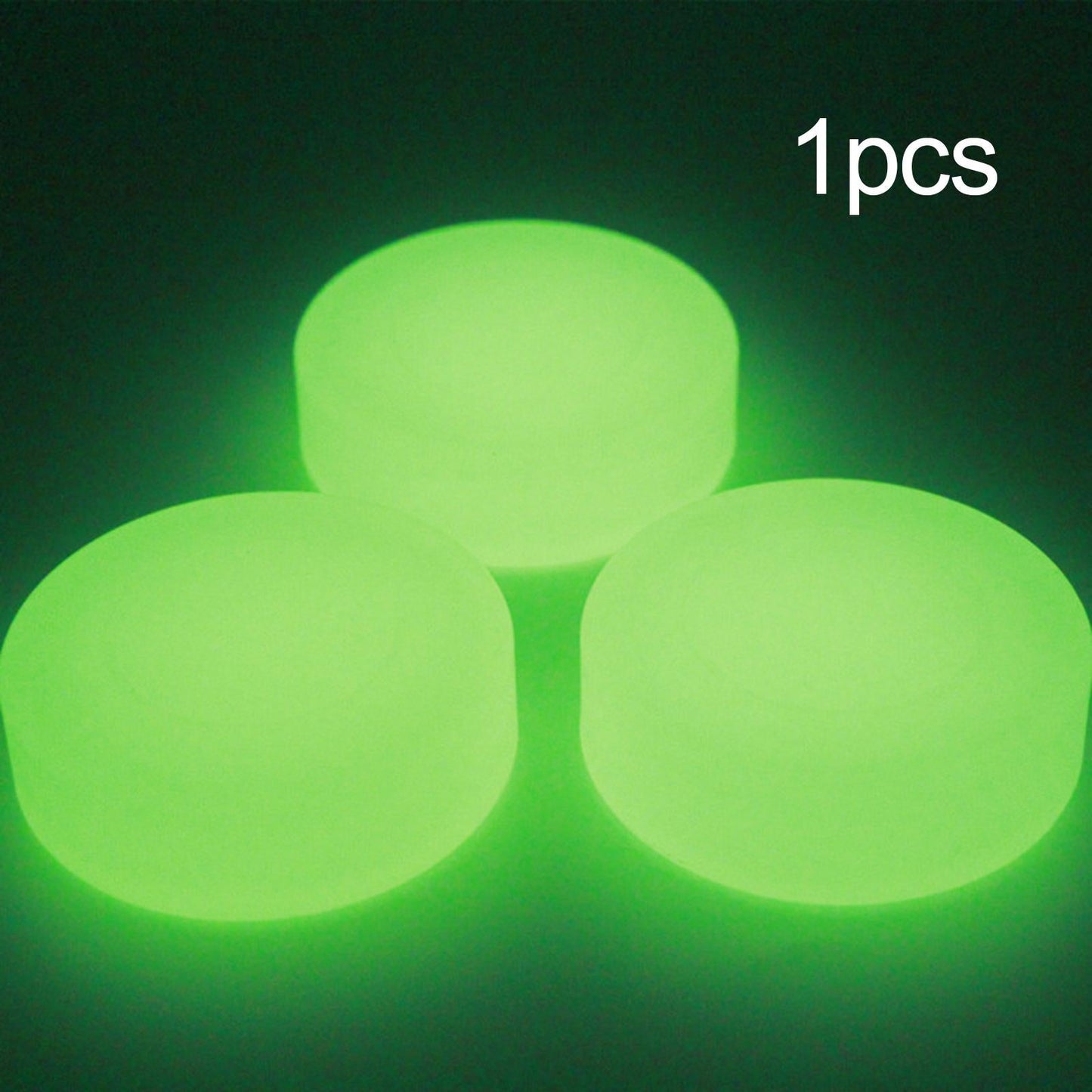 Hockey Puck Glow in Dark Suitable for Floor Indoor Outdoor Game Diameter 7.2cm Game Supplies for Kids Adults Youth Floor Puck - WILKYs