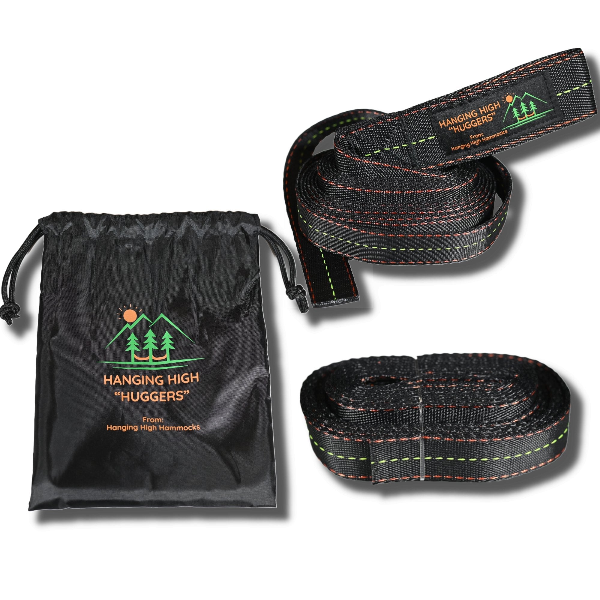 Huggers Tree Straps – Tree-Friendly Hammock Suspension, 2,000 lb ...