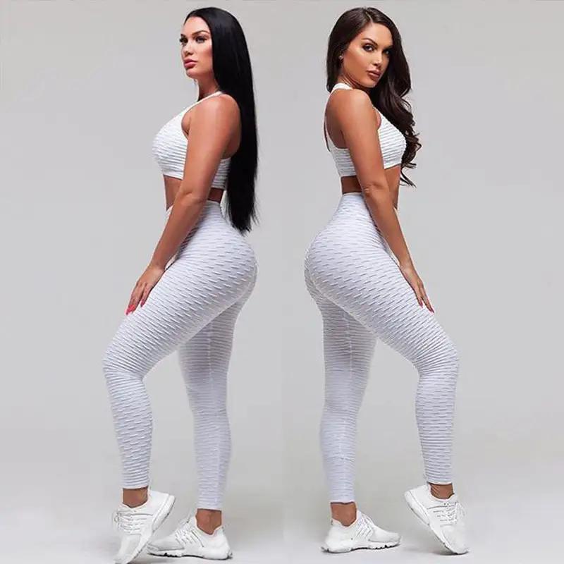 Jacquard Yoga Fitness Pants Set - WILKYs