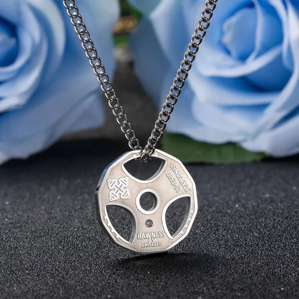 Men's Gym Necklace - Weightlifting Jewelry - WILKYs