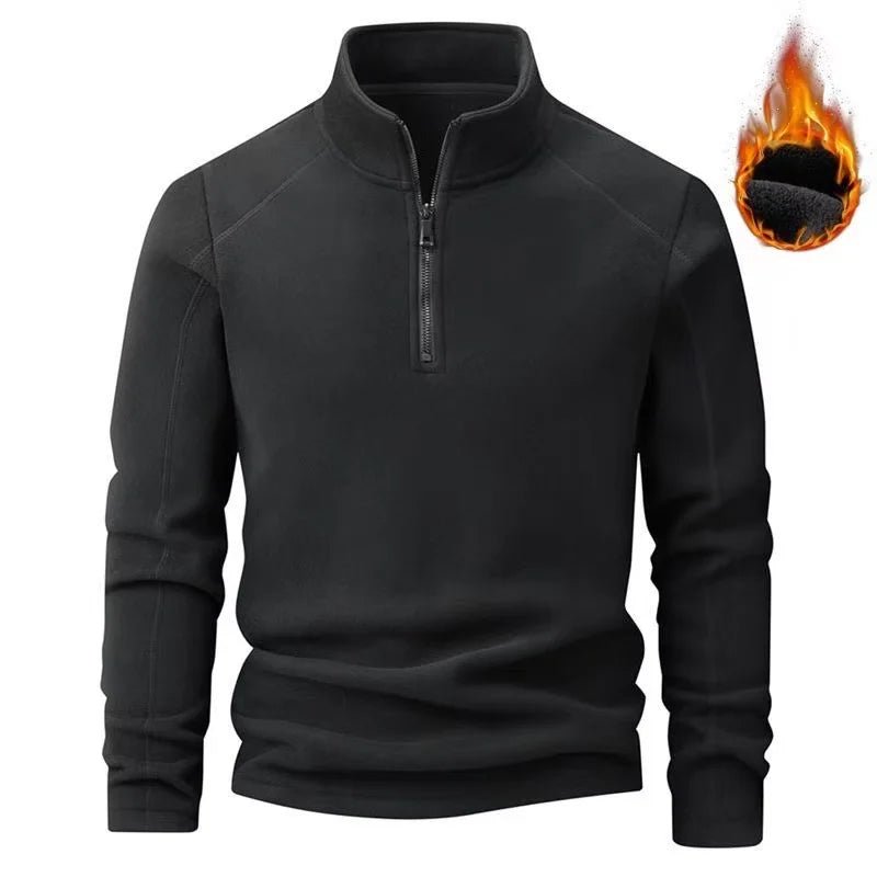 Men's Outdoor Thicken Warm Fleece Jacket - Hiking Sweatshirt - WILKYs