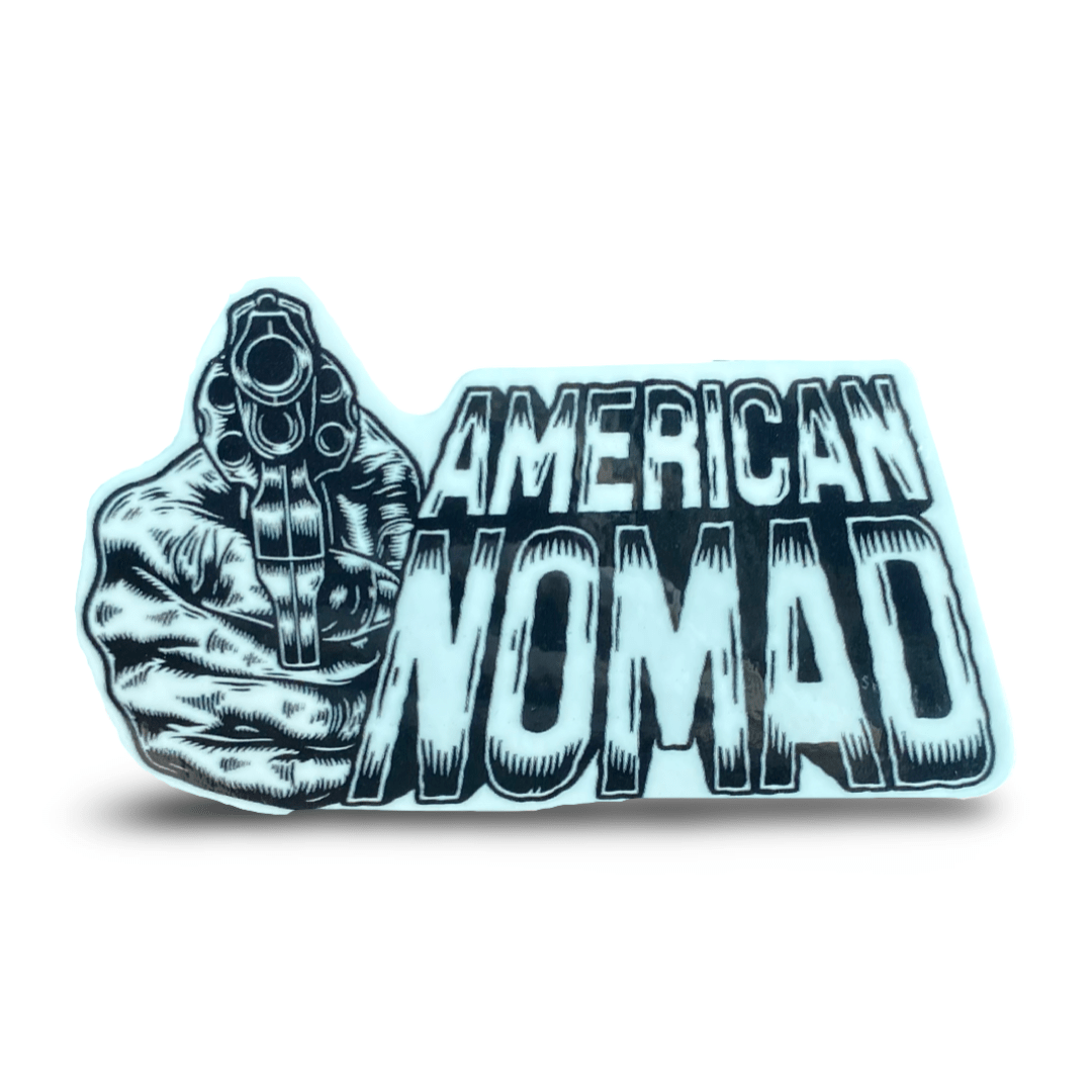 Nomad Gun Sticker 3” - WILKYs