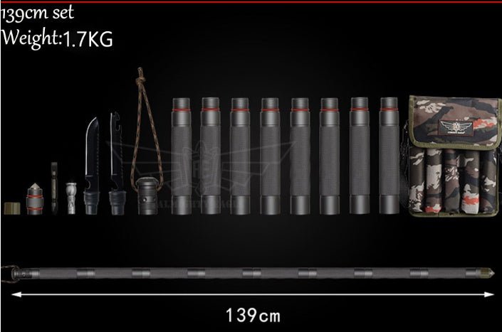 Outdoor Defense Tactical Stick Alpenstock Hiking Camping Equipment Multifunctional Walking Stick - WILKYs