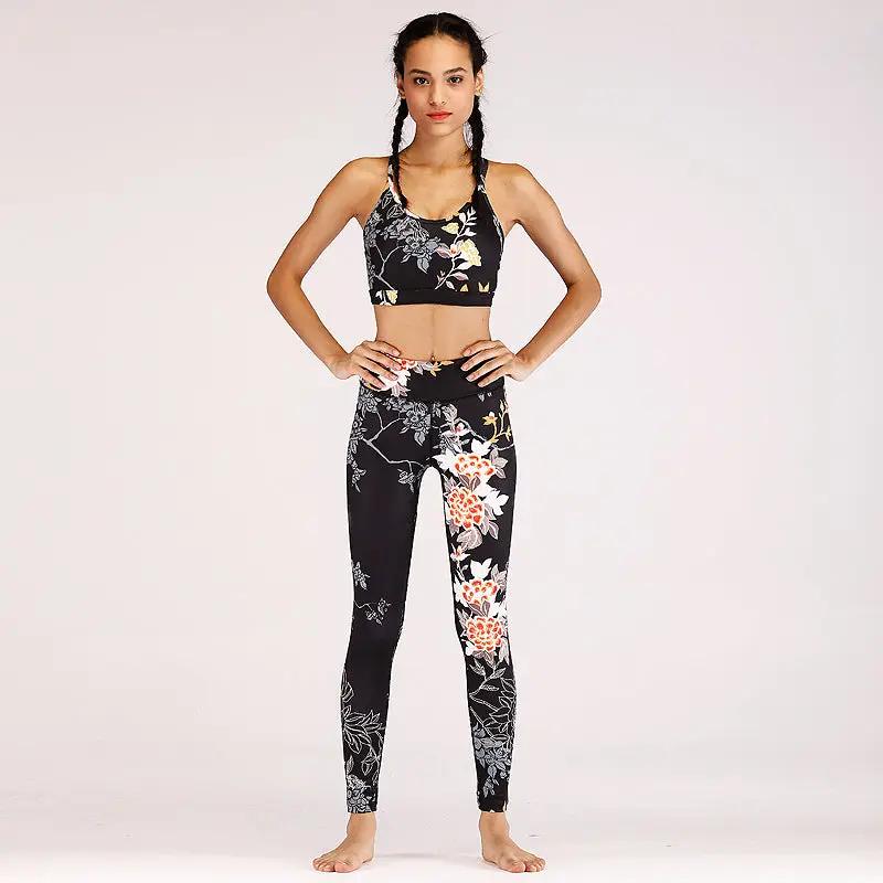 Printed Yoga Fitness Set - WILKYs