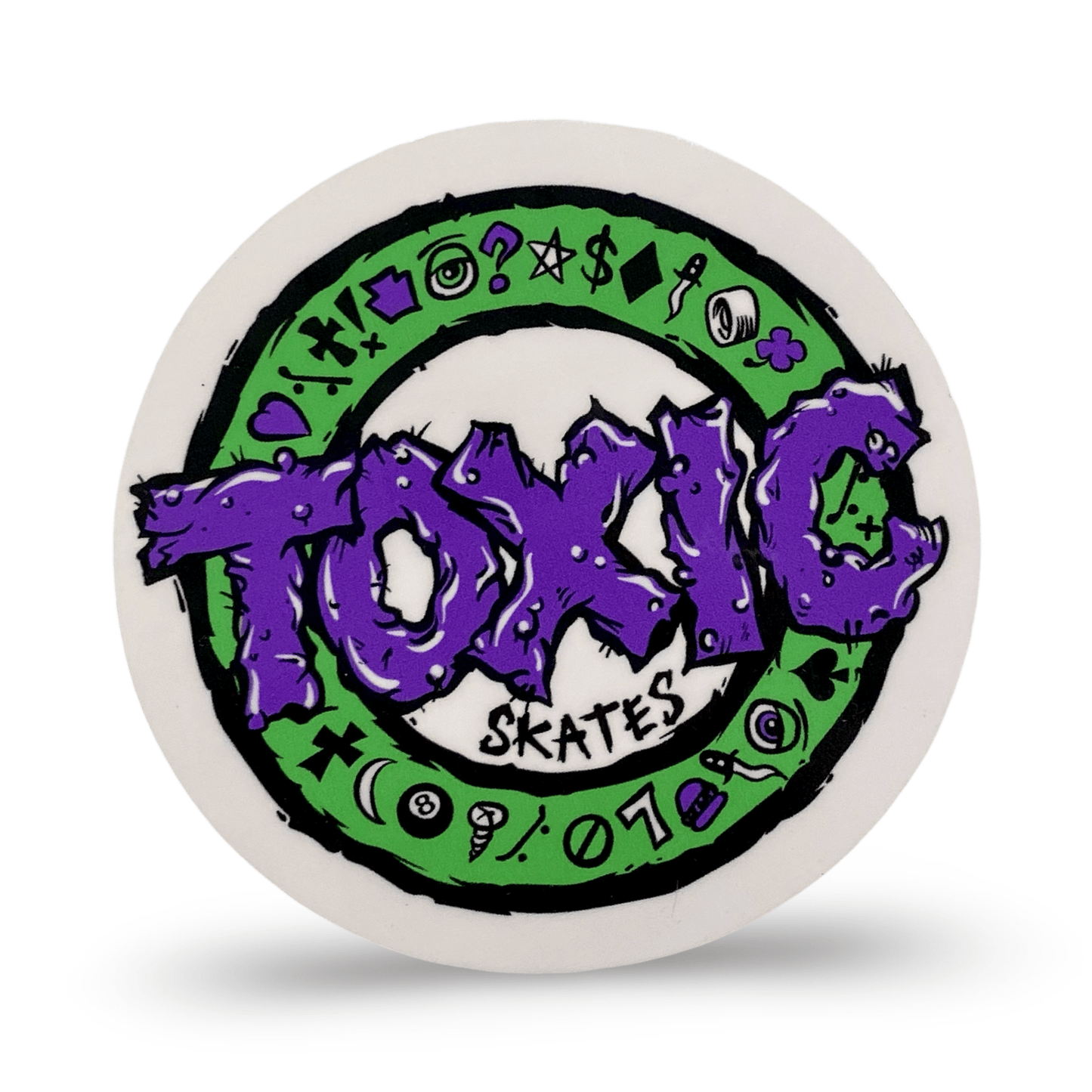Toxic Logo Sticker 2.6” - WILKYs