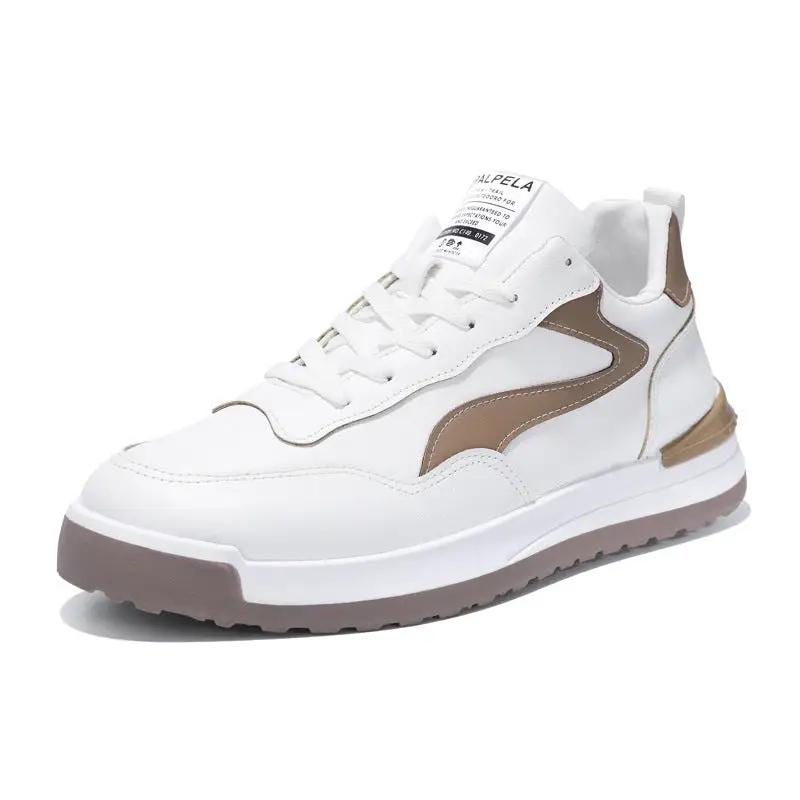 Trendy Lace - up Sneakers Casual Shoes Men's Fashion Versatile Round - toe Flat - soled Outdoor Casual Walking Running Shoes Students - WILKYs