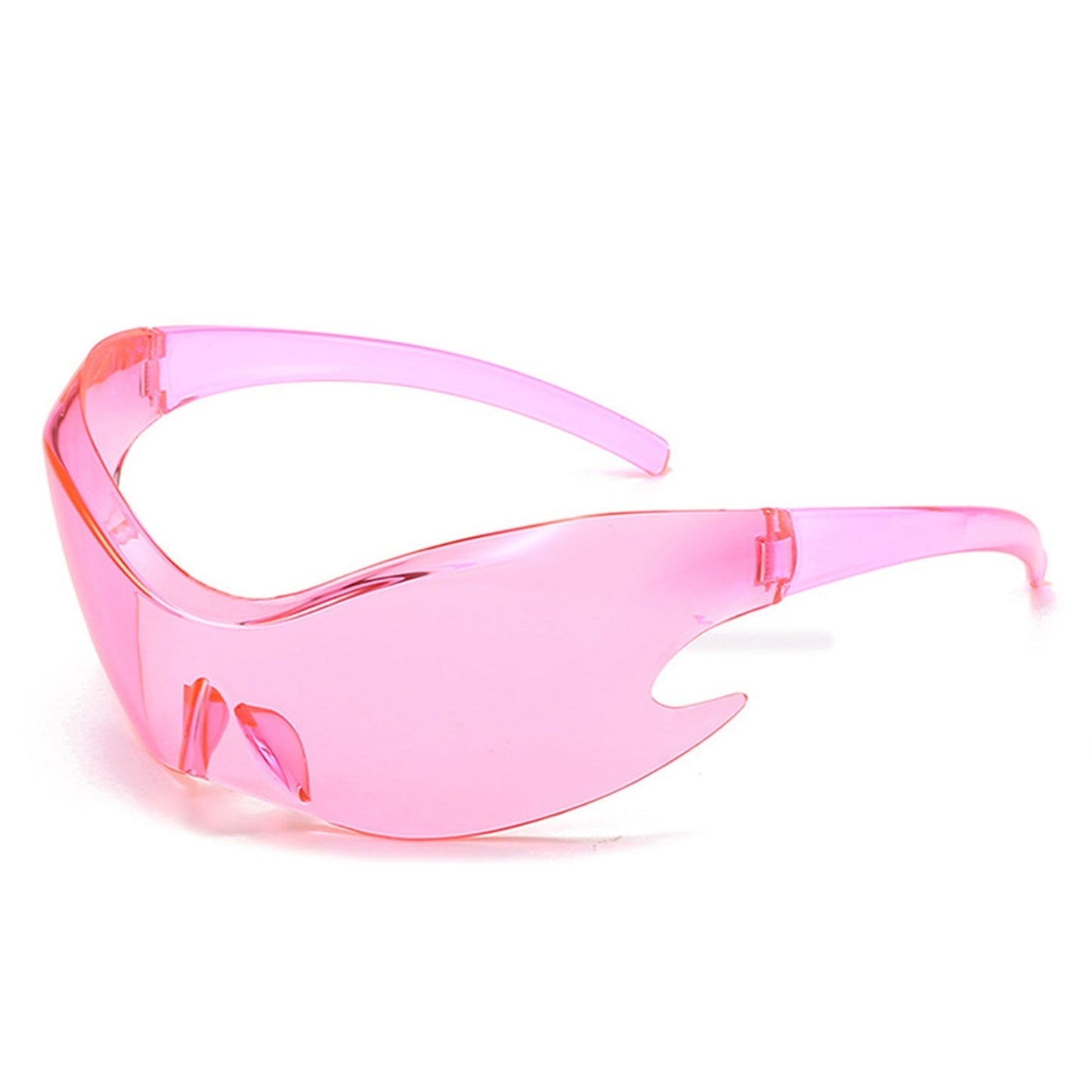 Whiestan - Futuristic Mirrored Sleek Wrap Around Sports Sunglasses - WILKYs