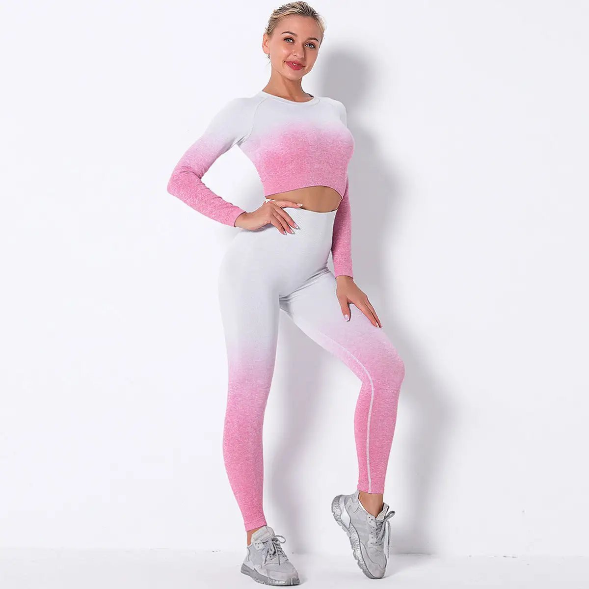 Women's fitness exercise yoga pants yoga suit - WILKYs