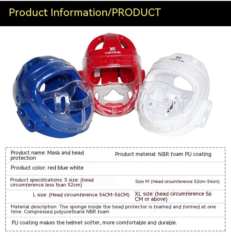 WILKYsFitness equipmentKarate Helmet Protective EquipmentThis Karate Helmet Protective Equipment offers essential head protection for those practicing the martial art of Karate. With a durable design and secure fit, it ens