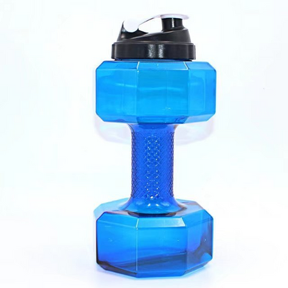 WILKYs0Portable Men And Women Water Injection Dumbbells
 Product information:
 
 Material: Food grade PETG


 Color: red, blue, black
 
 Capacity: 550ml product
 
 Weight: about 295g
 
 Size: 30*15cm


 


 Packing list: