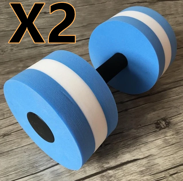 WILKYs0Water sports aerobics dumbbells
 Material: EVA
 
 Specification: 27 (cm)
 
 Applicable scenarios: fitness equipment, sports trends, fitness beauty, extreme challenges, swimming and wading
 


 Wei