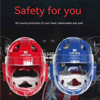 WILKYsFitness equipmentKarate Helmet Protective EquipmentThis Karate Helmet Protective Equipment offers essential head protection for those practicing the martial art of Karate. With a durable design and secure fit, it ens