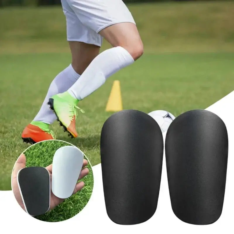 1 Pair Mini Football Shin Pad Wear - resistant Shock Absorbing Leg Protector Lightweight Portable Soccer Training Shank Board - WILKYs