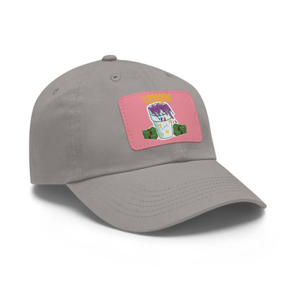 WILKYsHatsKeyan Dad Hat with Leather Patch (Rectangle)Introducing the Keyan Dad Hat, the perfect blend of sports and style. This baseball cap features a trendy dad hat design and a sleek leather patch in a unique rectan