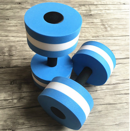 WILKYs0Water sports aerobics dumbbells
 Material: EVA
 
 Specification: 27 (cm)
 
 Applicable scenarios: fitness equipment, sports trends, fitness beauty, extreme challenges, swimming and wading
 


 Wei