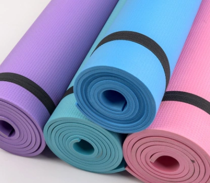 WILKYs0Super Soft  EVA Fitness Composite Mat Yoga Mat 4mm 6mm
 Product information:
 
 1. Eva material, with high elasticity, high strength and high resilience
 
 2. It can stick to the floor very well, with strong cushioning 