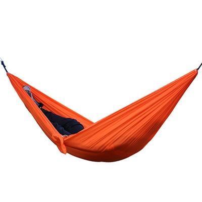 WILKYsHammockBackpacking Hammock - Portable Nylon Parachute Outdoor Double Hammock
Overview - Made of 210T parachute nylon fabric, portable and durable - Weight capacity is within 150kg, suitable for one person - Easy to be cleaned and dry quickly