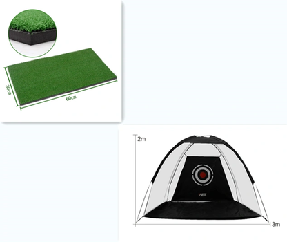 WILKYsExercise EquipmentGolf Practice Net Tent Golf Hitting Cage Garden Grassland Practice Ten
 Overview
 
 -This is a fantastic golf practice net cage for any golfer to practice outdoors in the comfort of their own backyard or nearby park.
 
 -It can be used