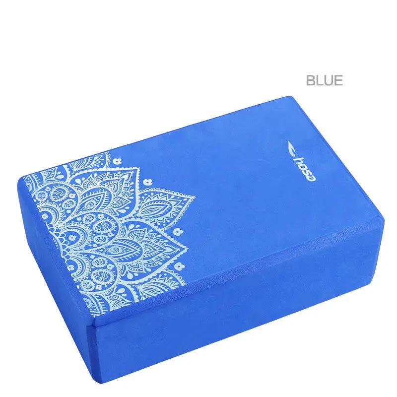 WILKYs0Eco-friendly yoga brick
 Name: Environmental protection professional yoga brick
 
 Material: EVA material
 
 Specification: 23cm X15cm X 7.5cm
 
 Features:
 
 1. Soft and comfortable, prof