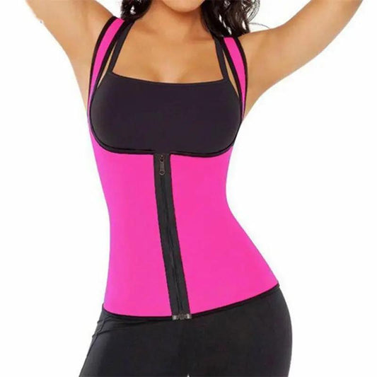 WILKYs0Women Zipper Slimming Waist Corsets
 
 Specifications:
 
 Ingredients: Chloro fibre
 
 Thickness: Ordinary
 
 Popular Elements: Zippers
 
 Color: Purplish red, Black, Purple, Blue
 
 Pattern: Solid Co