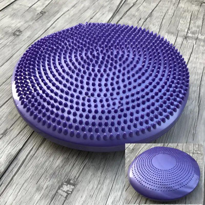 WILKYs0Yoga Air Cushion
 Product name: Yoga Air Cushion
 
 Material: Environmental protection PVC
 
 Color: blue, red, gray, green
 


 Application: home outdoor office yoga hall
 
 
 
 
 