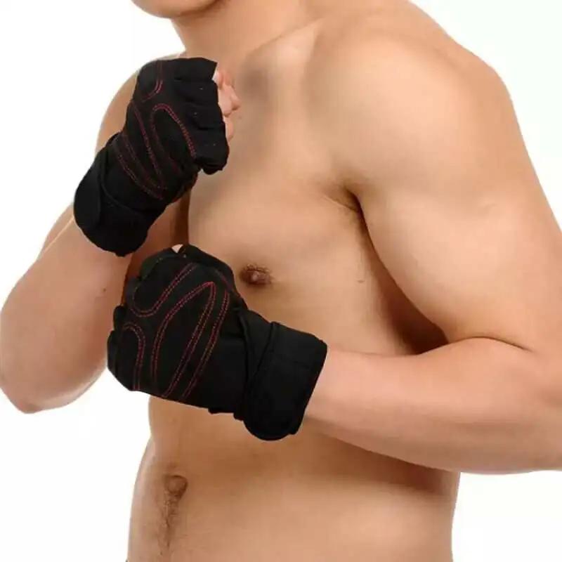 Sports fitness microfiber gloves for various sports activities.