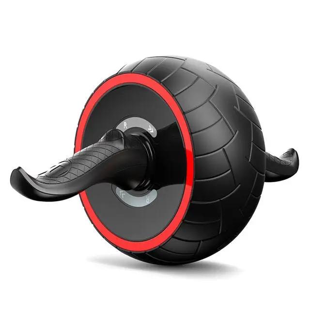 Fetal skin rebound fitness abdominal wheel with ergonomic handles for core strengthening.