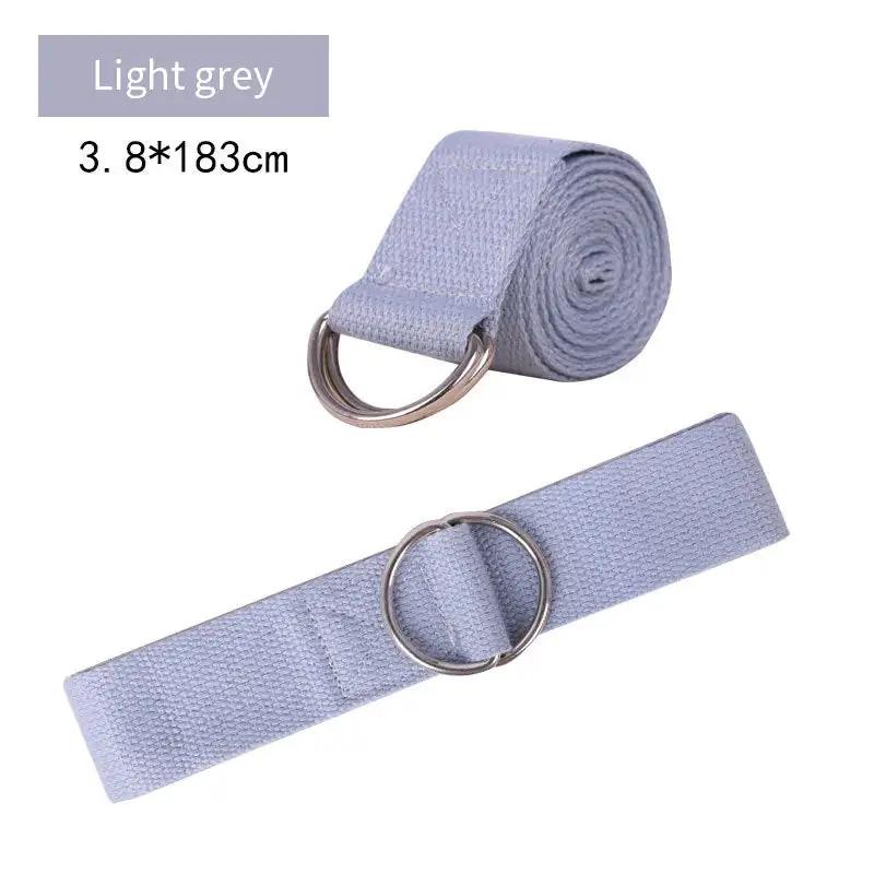 WILKYsFitness equipmentPure Cotton Yoga Stretch Belt Fitness Tension BeltTake your yoga practice to the next level with our Pure Cotton Yoga Stretch Belt! This fitness tension belt is made of high-quality cotton, providing comfort and sup