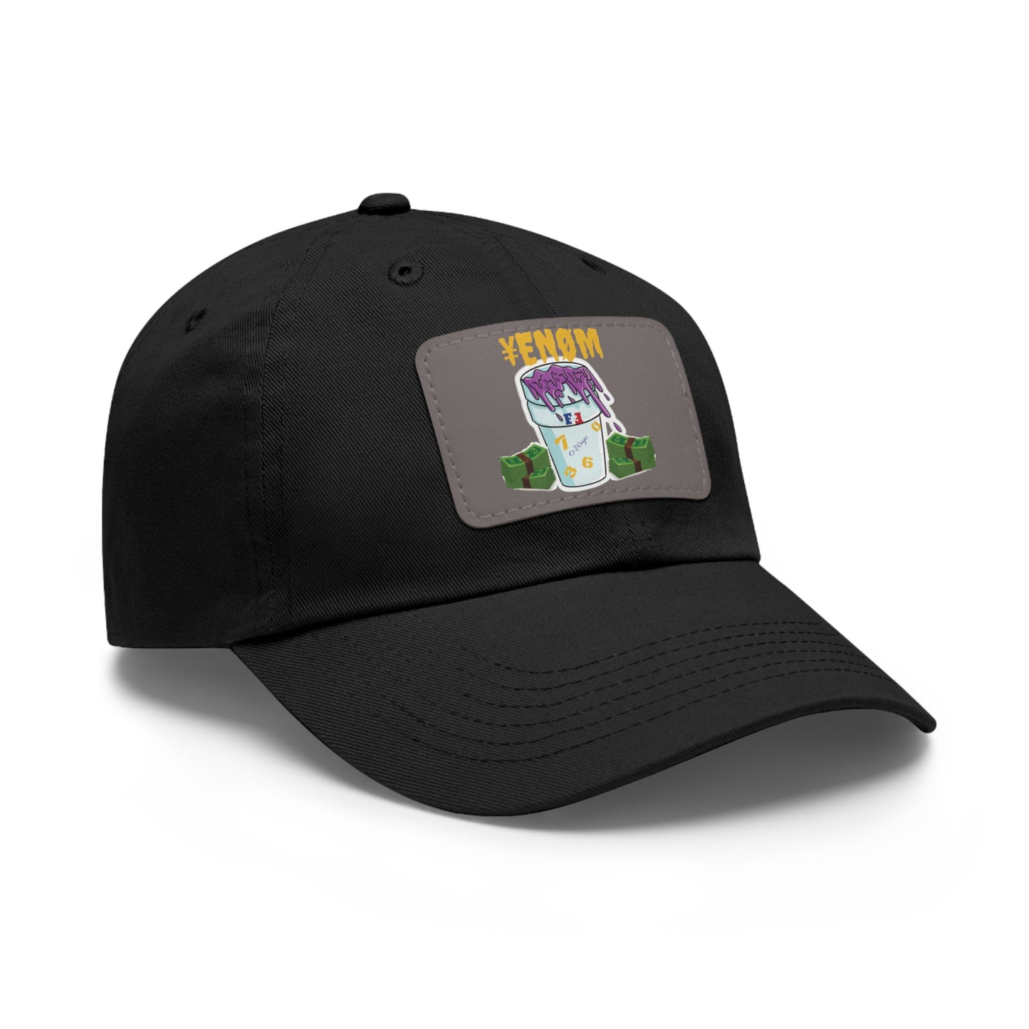 WILKYsHatsKeyan Dad Hat with Leather Patch (Rectangle)Introducing the Keyan Dad Hat, the perfect blend of sports and style. This baseball cap features a trendy dad hat design and a sleek leather patch in a unique rectan