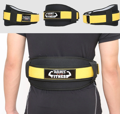 WILKYs0Fitness weightlifting waistband
 Main material： Nylon
 
 Applicable population： adult
 
 Applicable sports： Weightlifting for Fitness
 
 Main material; Nylon

Applicable population; adult


 Appli