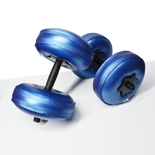 WILKYs0Water filled dumbbells
 Key points:
 
 1. Non-slip handle: your first weight-adjustable dumbbell: save space. Required amount of water: individually adjusted weight. Ideal for use on the 