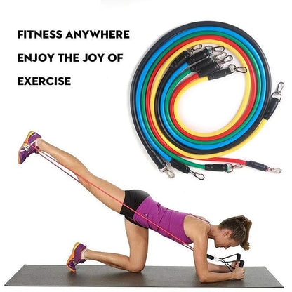 WILKYs0Pull Rope Elastic Rope Strength Training Set
 Overview:


 1. Beautifully styled: This yoga pull rope is suitable for a variety of sports.
 
 2. High quality: Made of high quality latex, resistant to pulling, 