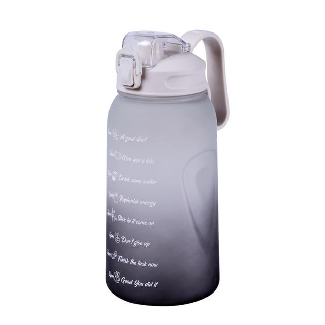 WILKYsWater bottleFitness Drinking BottleThe Fitness Bottle is the perfect way to stay hydrated and motivated throughout the day. Featuring a motivational design, time and volume markers, and a convenient c