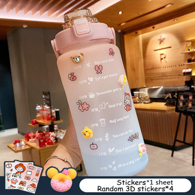 WILKYsWater bottleFitness Drinking BottleThe Fitness Bottle is the perfect way to stay hydrated and motivated throughout the day. Featuring a motivational design, time and volume markers, and a convenient c