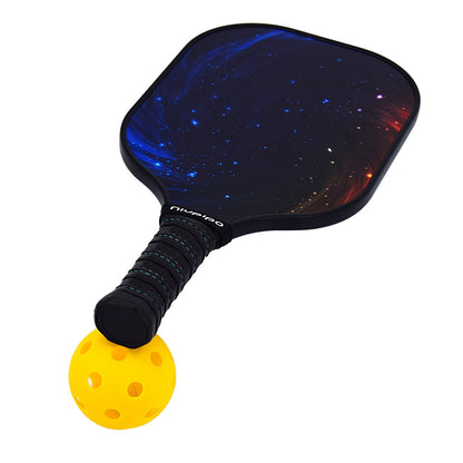 WILKYs0Durable Outdoor Sport Portable Carbons Fibers Pickleball Paddle Racque
 Overview:
 
 1.Made of high-quality carbon fiber material, lightweight, stable and durable for long time use.
 
 2.Polypropylene honeycomb core design effectively 