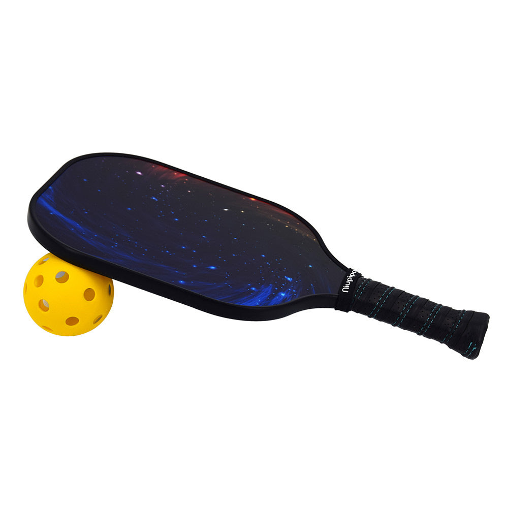 WILKYs0Durable Outdoor Sport Portable Carbons Fibers Pickleball Paddle Racque
 Overview:
 
 1.Made of high-quality carbon fiber material, lightweight, stable and durable for long time use.
 
 2.Polypropylene honeycomb core design effectively 