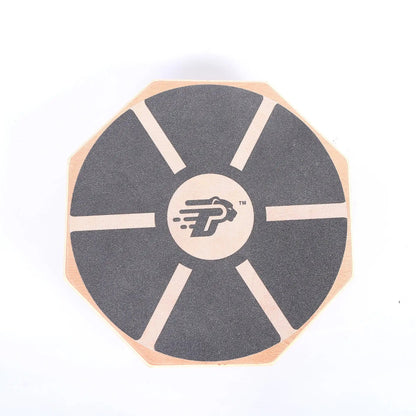 WILKYs0Wooden Octagonal Balance Trainer Board Twist Board Workout Balance Tra
 Overview:
 
 Perfect for many kinds of sports. Most popular boards for balance, core, abs, ankle, and leg strength.
 
 Improves stability, coordination, and propri