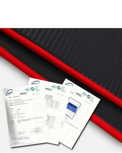 10mm thick yoga mats with cushioning and certifications.