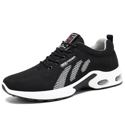 Non-Slip Lace-Up Running Shoes Korean Lightweight Casual Sports Shoes