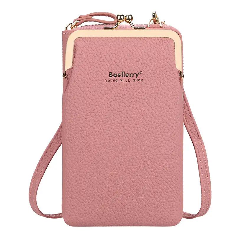 WILKYs0Fashion Mobile Phone Shoulder Bags With Lock Women Messenger Bag Walle
 Product information:
 


 Style: Korean
 
 Style: Women's Messenger Bag
 
 Fabric texture: PU
 
 Lining texture: synthetic leather
 
 Bag shapes: square vertical s