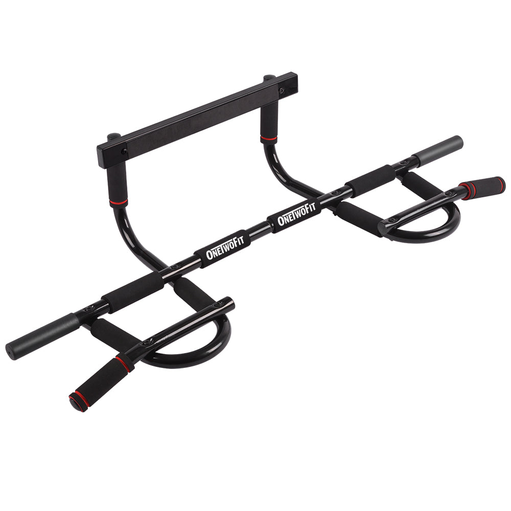 WILKYsExercise EquipmentHeavy Duty Pull Up Bar for doorway Indoor Fitness Multifunctional PullProduct information 
Use scenarios: fitness equipment, sports trends, fitness sports Specification 106*42*22.5CM Name: Door pull rod Material: steel, foam Suitable d