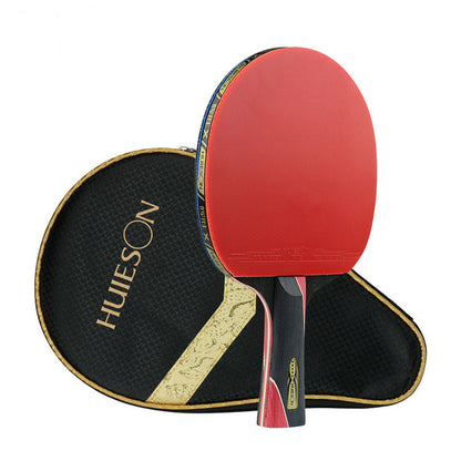 WILKYs0Five Star Table Tennis Racket Single Pack Professional Table Tennis Ta
 Product information
 


 
 
 


 Floor material: carbon fiber
 
 
 Rubber type: reverse
 
 
 Racket type: straight racket
 
 
 Applicable scene: table tennis racke