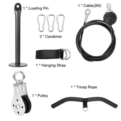 WILKYsFitness equipmentHigh Drop-down Gantry Pulley Household Horizontal Bar Fitness EquipmenIntroducing the High Drop-down Gantry Pulley, the ultimate tool for at-home fitness enthusiasts. This household horizontal bar provides versatile workouts with a mul