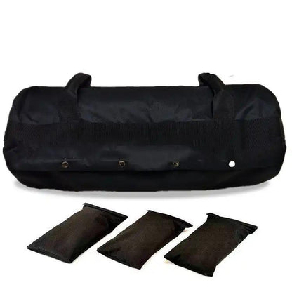 WILKYs7Outdoor Fitness Weightlifting Bag
 Product information:
 


 Adjustable weightlifting fitness sandbag
 
 1. Material: Oxford cloth
 
 2. Specification: 60 lbs., Equivalent to 27kg, 80lbs can be cust